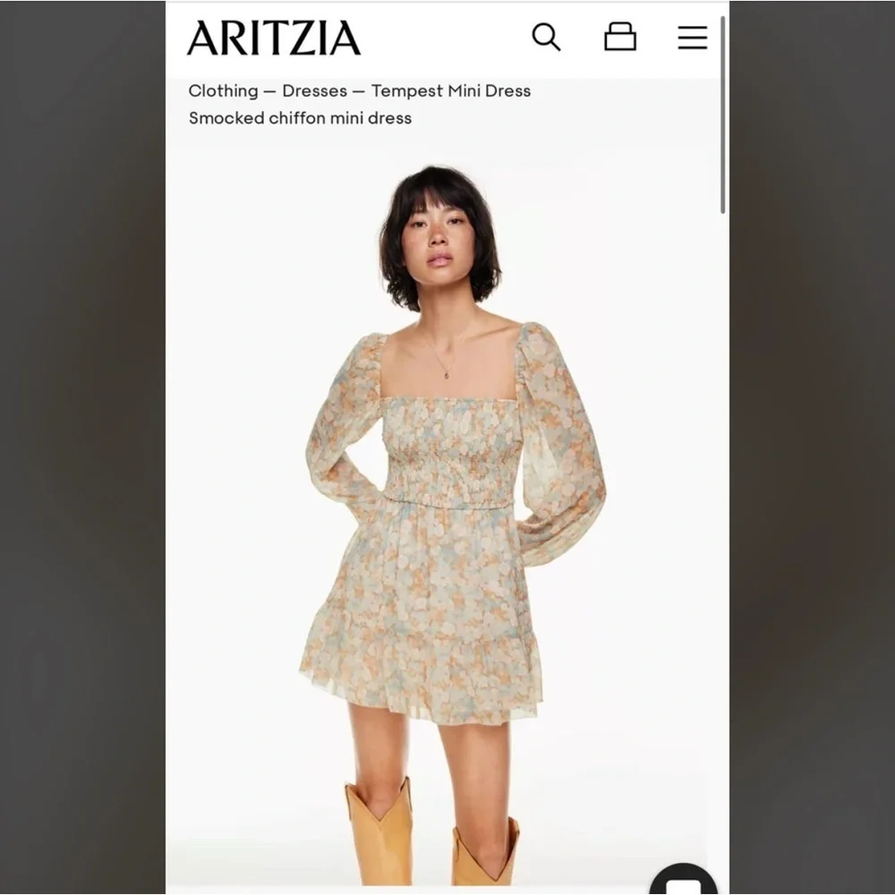 Aritzia Wilfred Tempest Mini Dress - Picture 1 of 4